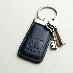 Leather key holder in Midnight Navy | Leathery