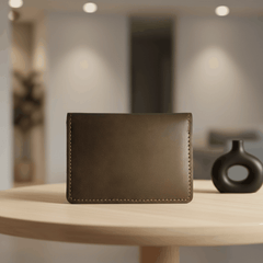 Rugged Wallet Leather Card Holder- Sleek Everyday Essential