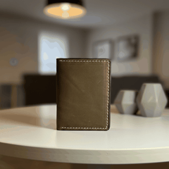 Edge-Finished Men’s Card Holder- Ultra Slim, Clean and Crisp