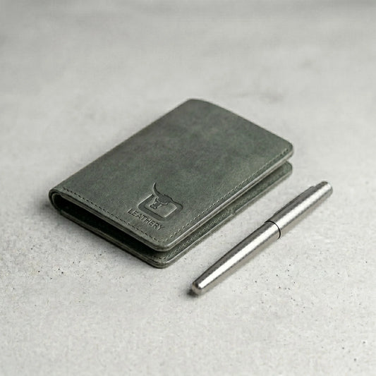 11 - Rugged Wallet Leather Card Holder- Sleek Everyday Essential