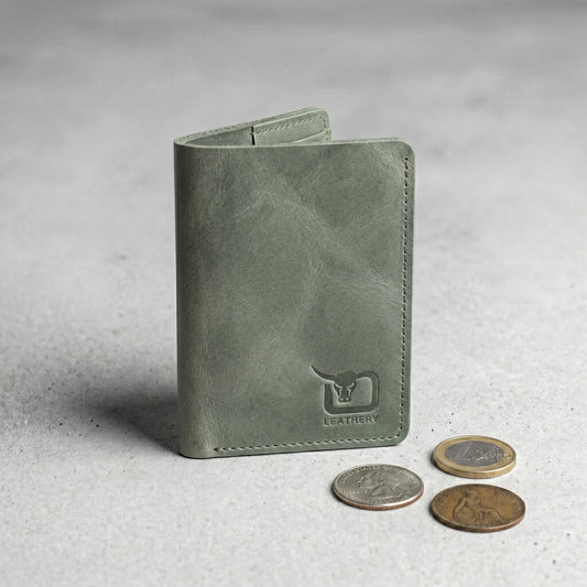 11 - Rugged Wallet Leather Card Holder- Sleek Everyday Essential