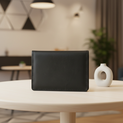 Rugged Wallet Leather Card Holder- Sleek Everyday Essential