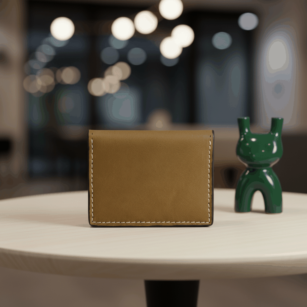Edge-Finished Men’s Card Holder- Ultra Slim, Clean and Crisp