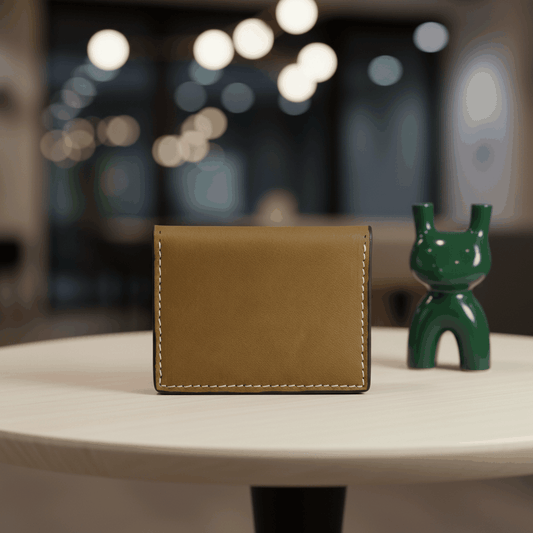 Edge-Finished Men’s Card Holder- Ultra Slim, Clean and Crisp