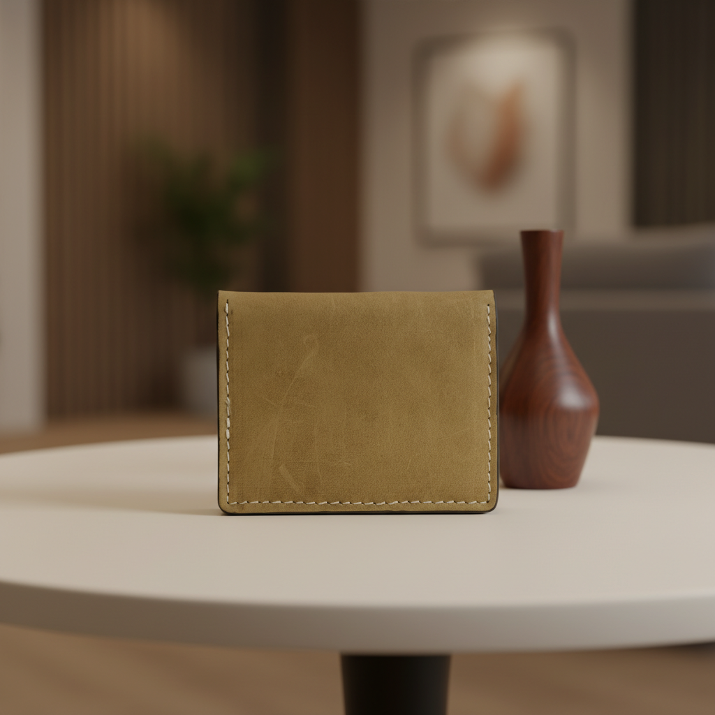Edge-Finished Men’s Card Holder- Ultra Slim, Clean and Crisp