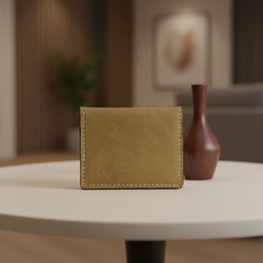 Edge-Finished Men’s Card Holder- Ultra Slim, Clean and Crisp